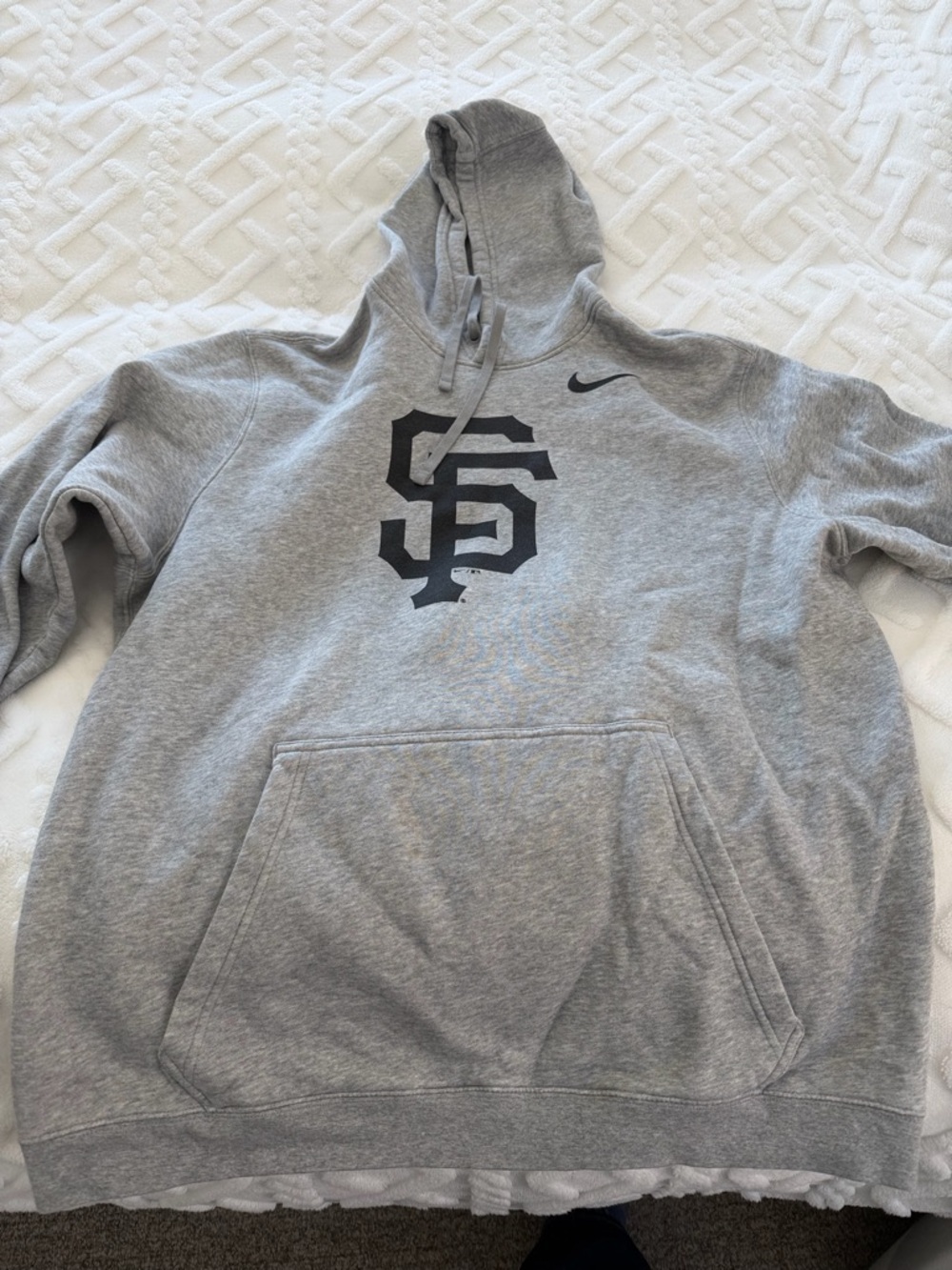 Nike Men’s Gray SF Logo Pullover Hoodie